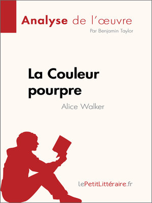 cover image of La Couleur pourpre de Alice Walker (Analyse de l'œuvre)